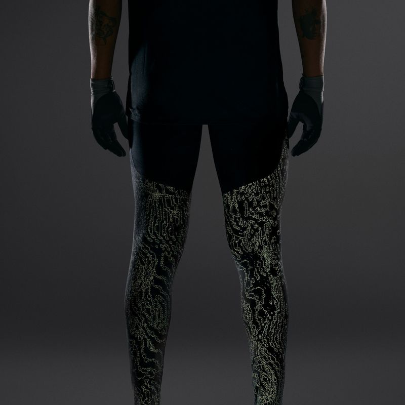 Men's running leggings Nike Stride Dri-FIT Winterized black/black 7
