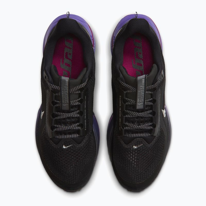 Women's running shoes Nike Pegasus Premium black/dark concord/metallic silver 3