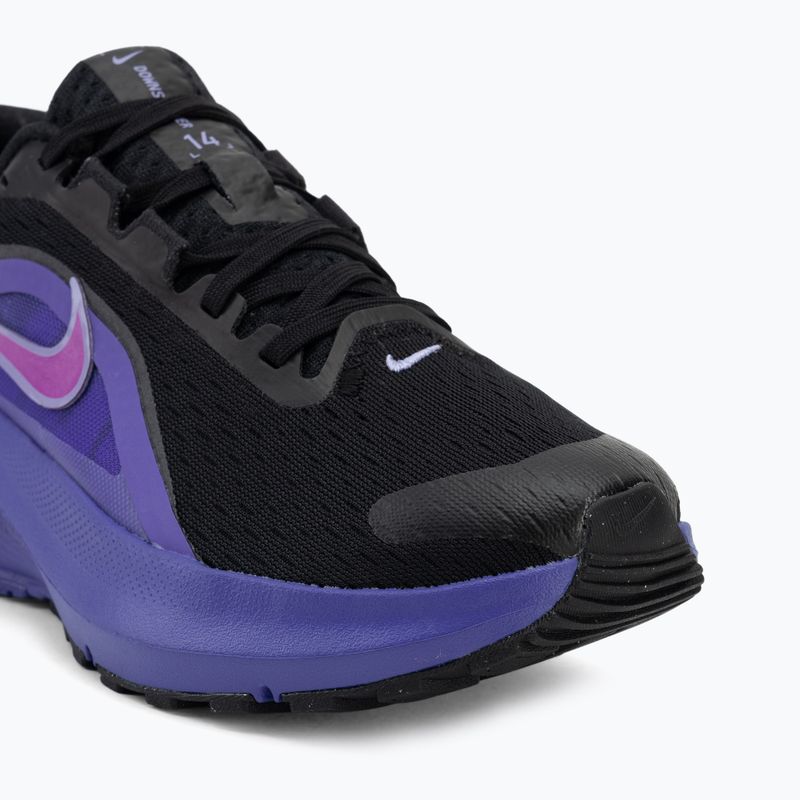 Women's running shoes Nike Downshifter 14 black/persian violet/vivid purple 7