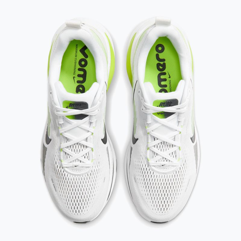 Men's running shoes Nike Vomero 18 white/lemon venom/dark grey/black 4