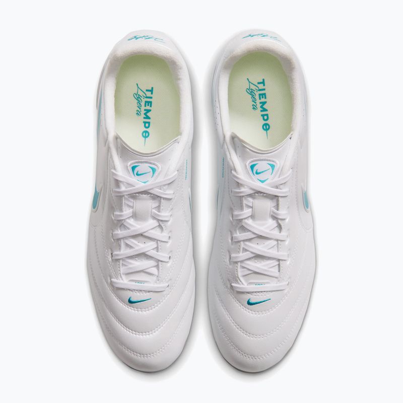 Men's football boots Nike Tiempo Ligera Pro AG white/white/dusty cactus 3