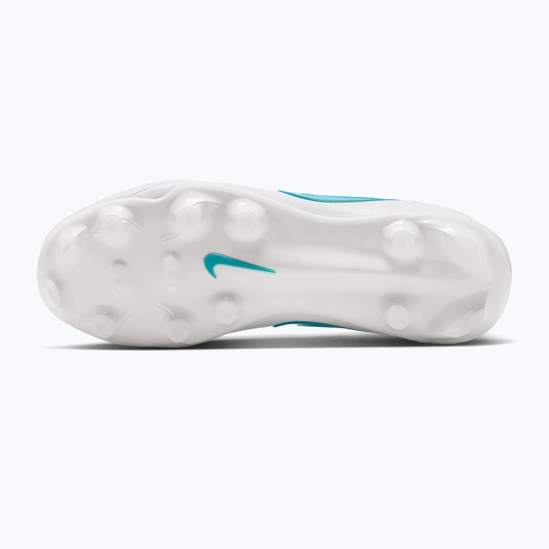 Children's football boots Nike Tiempo Maestro Academy Jr FG/MG white/white/dusty cactus 3