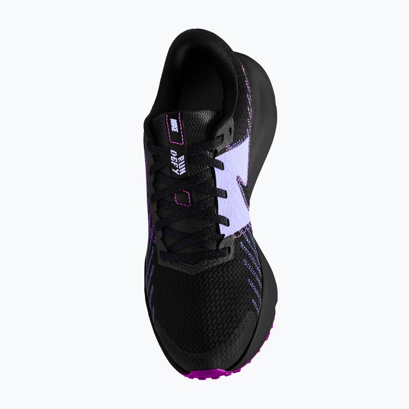 Women's running shoes Nike Run Defy black/persian violet/purple pulse 4