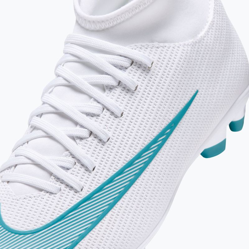 Children's football boots Nike Mercurial Superfly 11 Club Jr MG white/dusty cactus 5