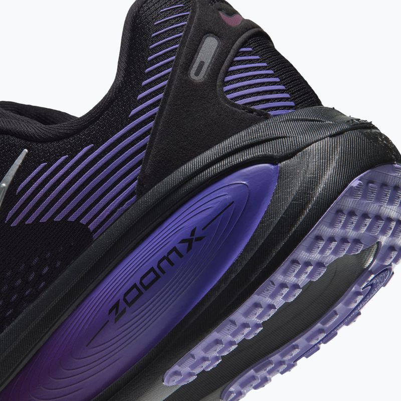 Women's running shoes Nike Vomero 18 black/persian violet/metallic silver 6