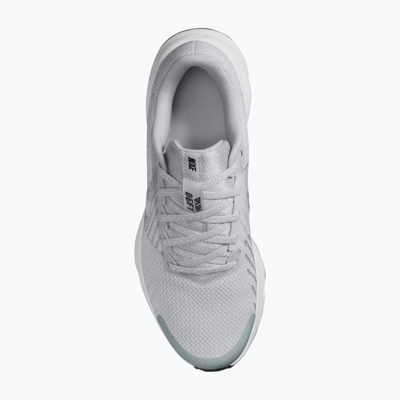 Women's running shoes Nike Run Defy wolf grey/off white/metallic silver 4
