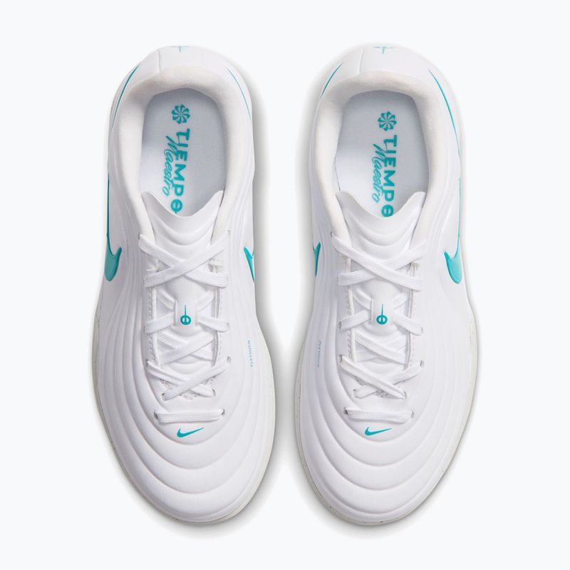 Children's football boots Nike Tiempo Maestro Academy Jr TF white/white/dusty cactus 3
