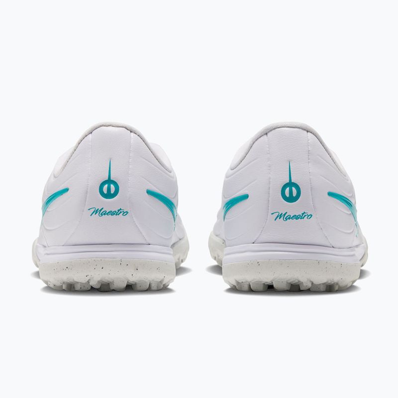 Children's football boots Nike Tiempo Maestro Academy Jr TF white/white/dusty cactus 4