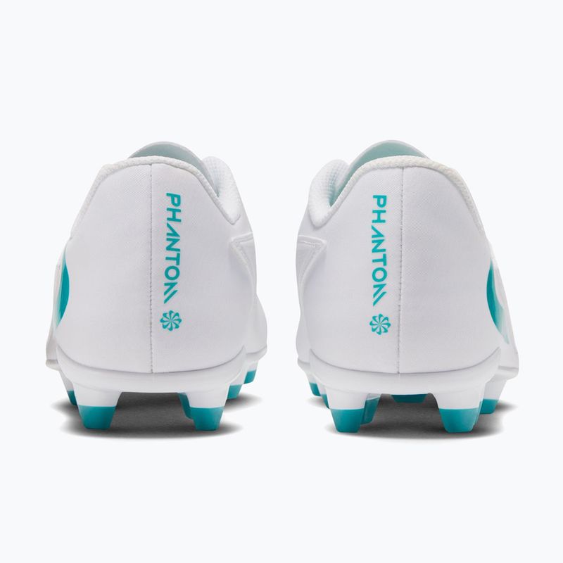 Children's football boots Nike Phantom 6 Low Club Jr MG white/white/dusty cactus 2