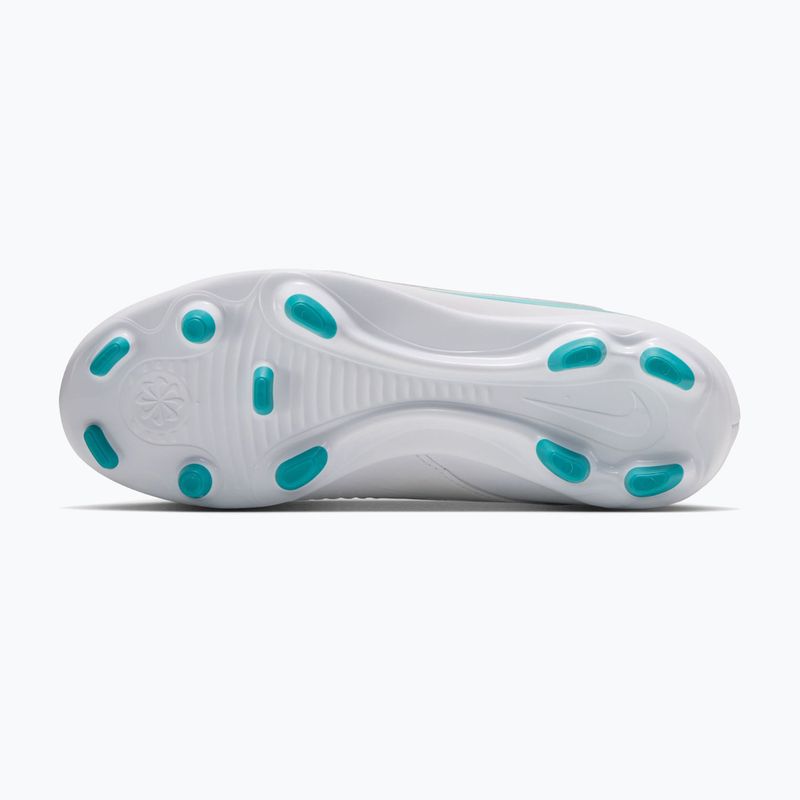 Children's football boots Nike Phantom 6 Low Club Jr MG white/white/dusty cactus 4