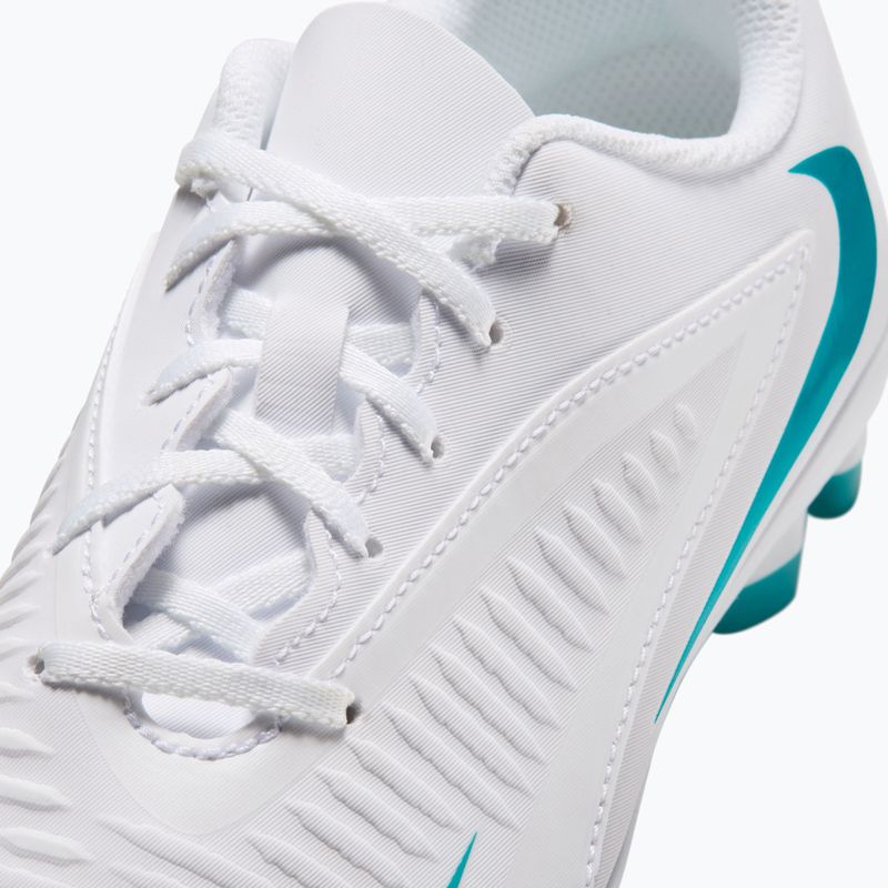 Children's football boots Nike Phantom 6 Low Club Jr MG white/white/dusty cactus 5