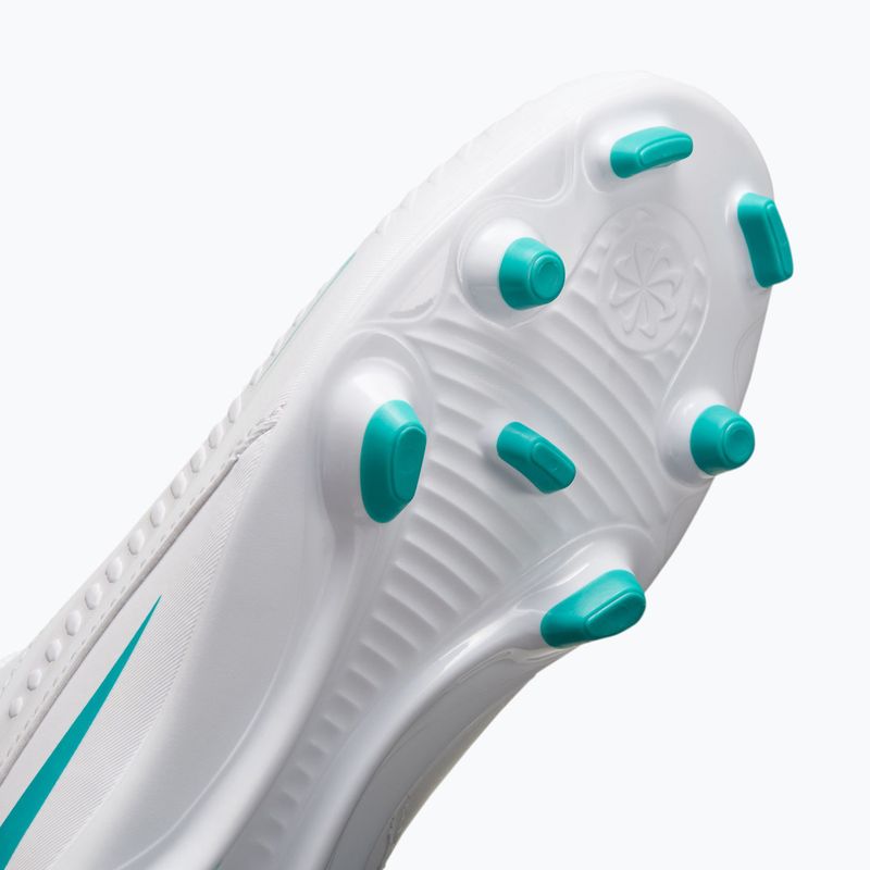Children's football boots Nike Phantom 6 Low Club Jr MG white/white/dusty cactus 7