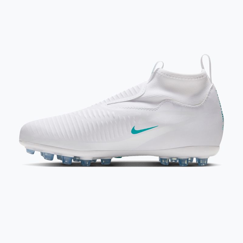 Children's football boots Nike Phantom 6 High Academy AG white/white/dusty cactus 2