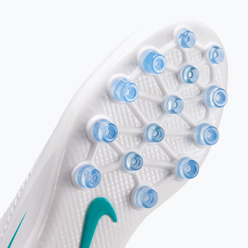 Children's football boots Nike Phantom 6 High Academy AG white/white/dusty cactus 6