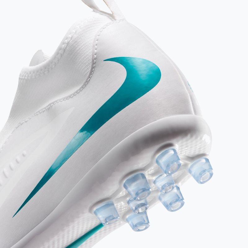 Children's football boots Nike Phantom 6 High Academy AG white/white/dusty cactus 8