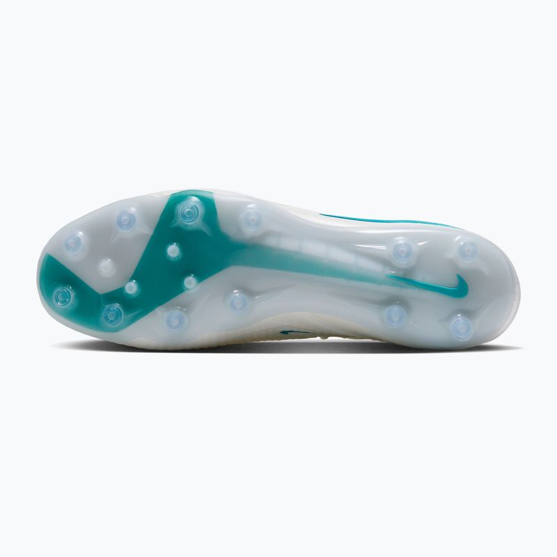Men's football boots Nike Phantom 6 Low Elite AG-Pro white/white/dusty cactus 4