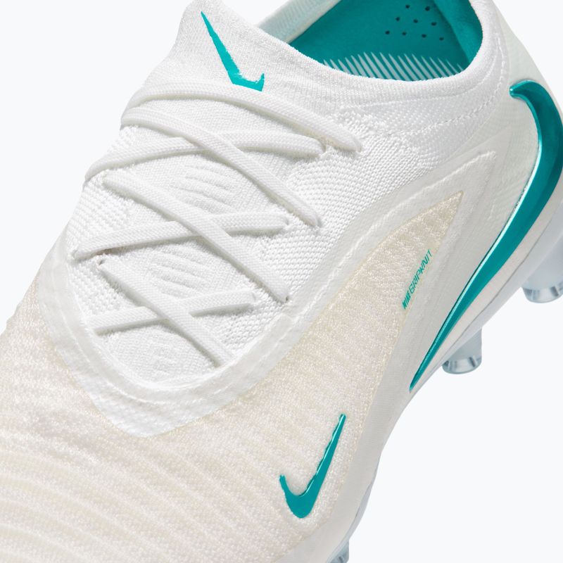 Men's football boots Nike Phantom 6 Low Elite AG-Pro white/white/dusty cactus 5