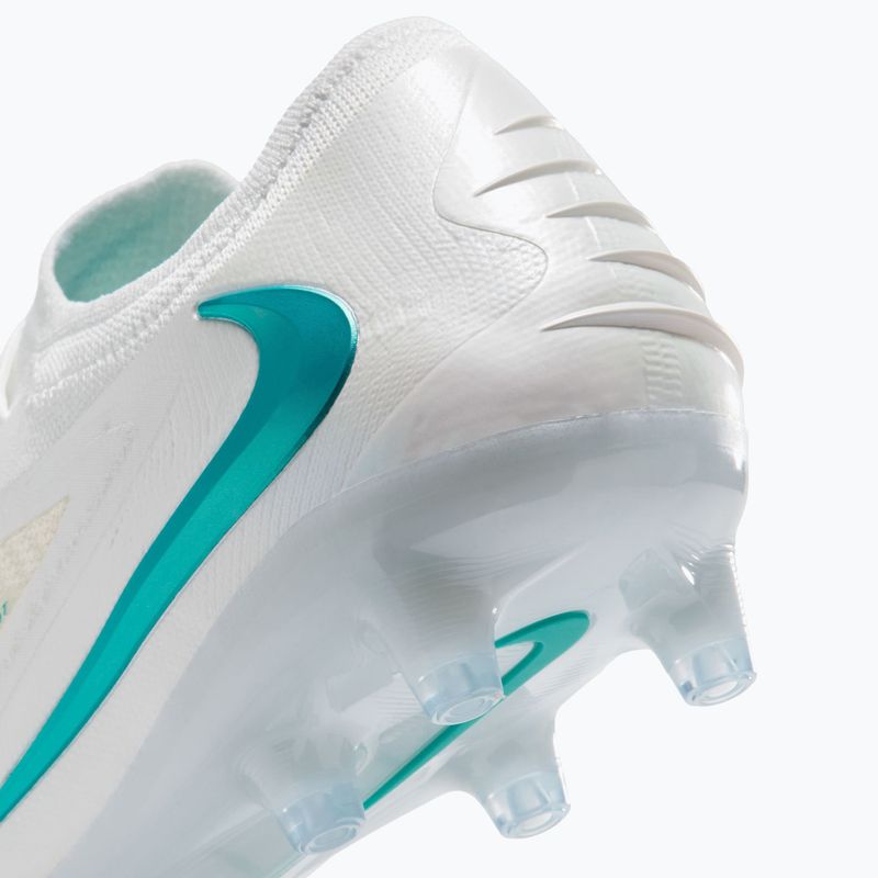 Men's football boots Nike Phantom 6 Low Elite AG-Pro white/white/dusty cactus 6