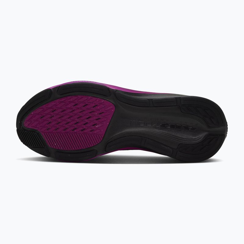 Women's running shoes Nike Pegasus 42 black/vivid purple/metallic silver 3