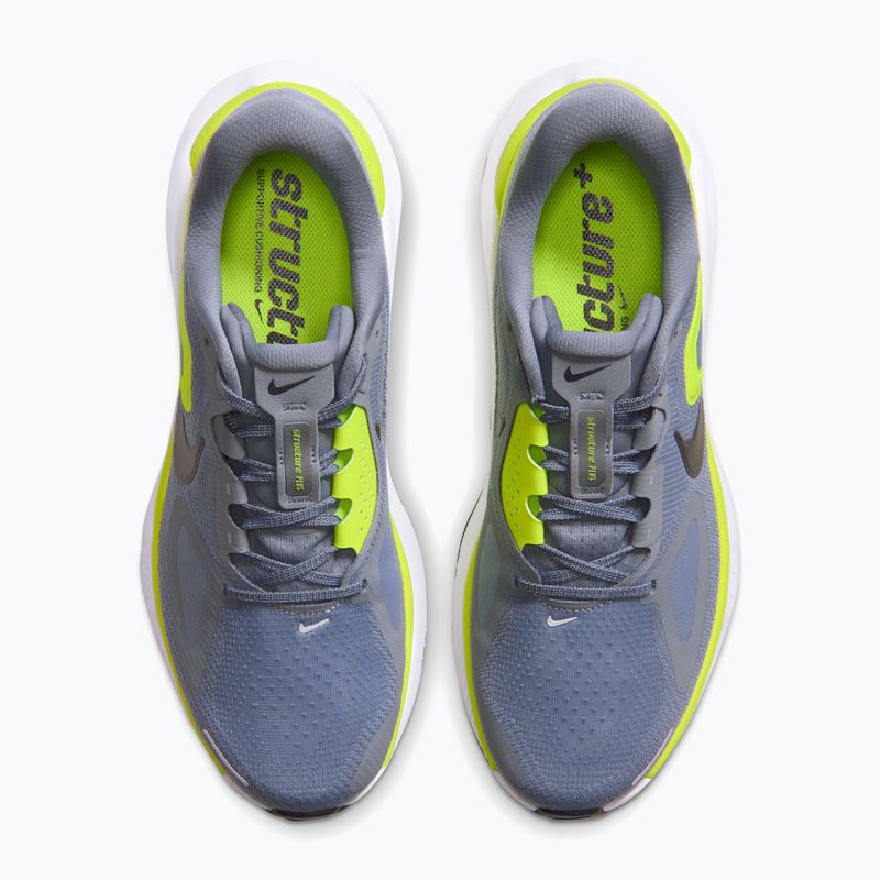 Men's running shoes Nike Structure Plus Cool Grey/Lemon Venom/White/Black 4