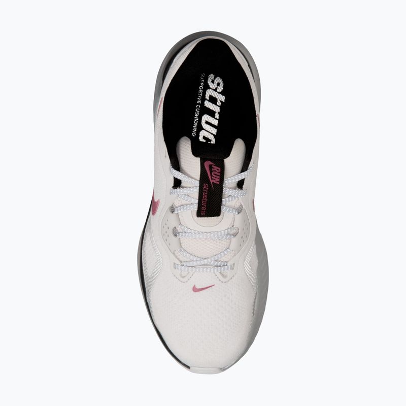 Women's running shoes Nike Structure 26 vast grey/metallic silver/black 2