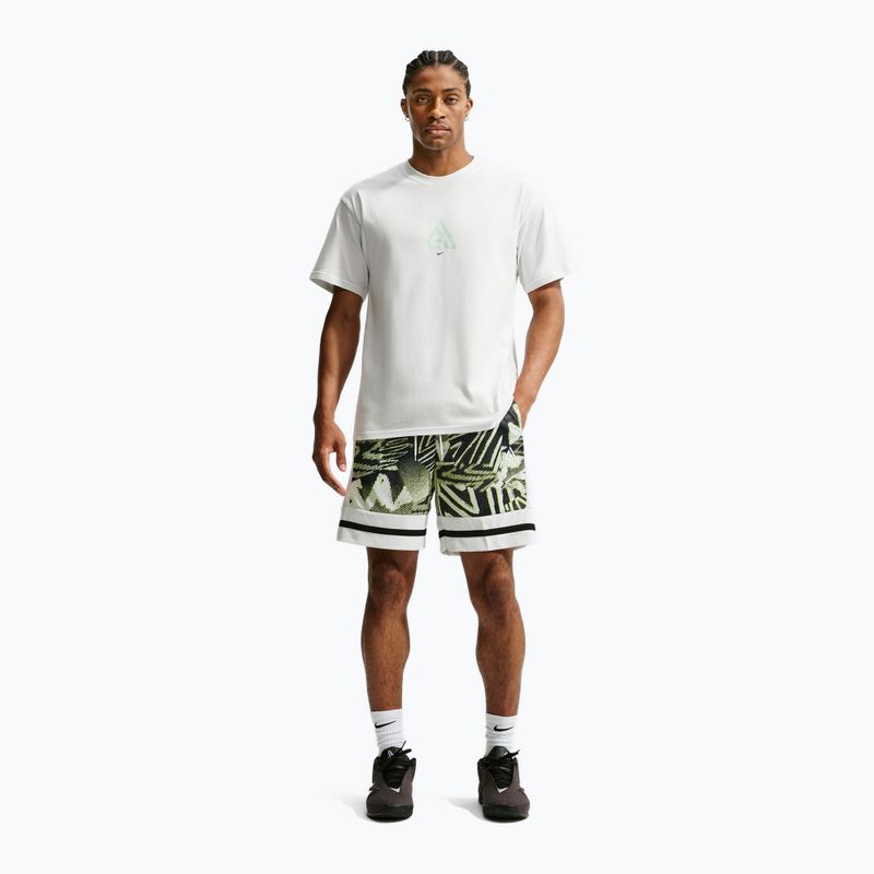 Men's basketball shorts Nike Giannis volt/off white/off white 2