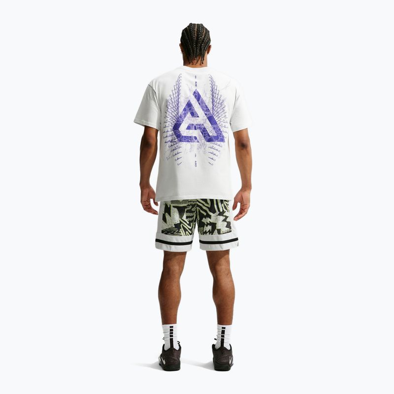 Men's basketball shorts Nike Giannis volt/off white/off white 3