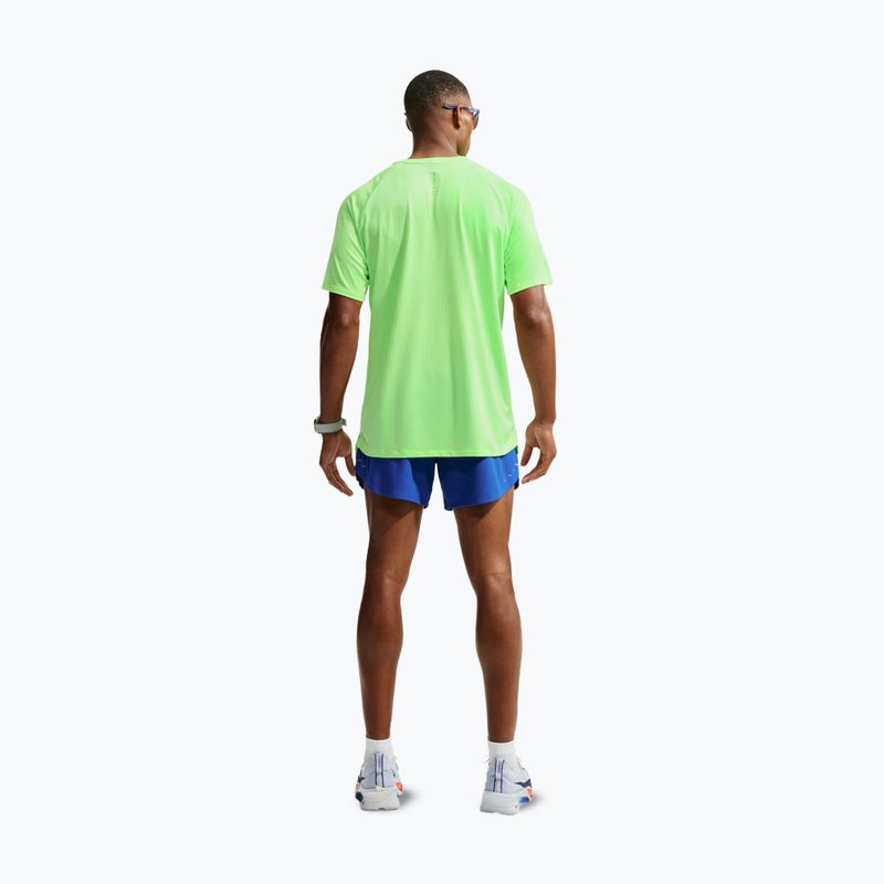 Men's running shirt Nike Stride volt/light silver 3