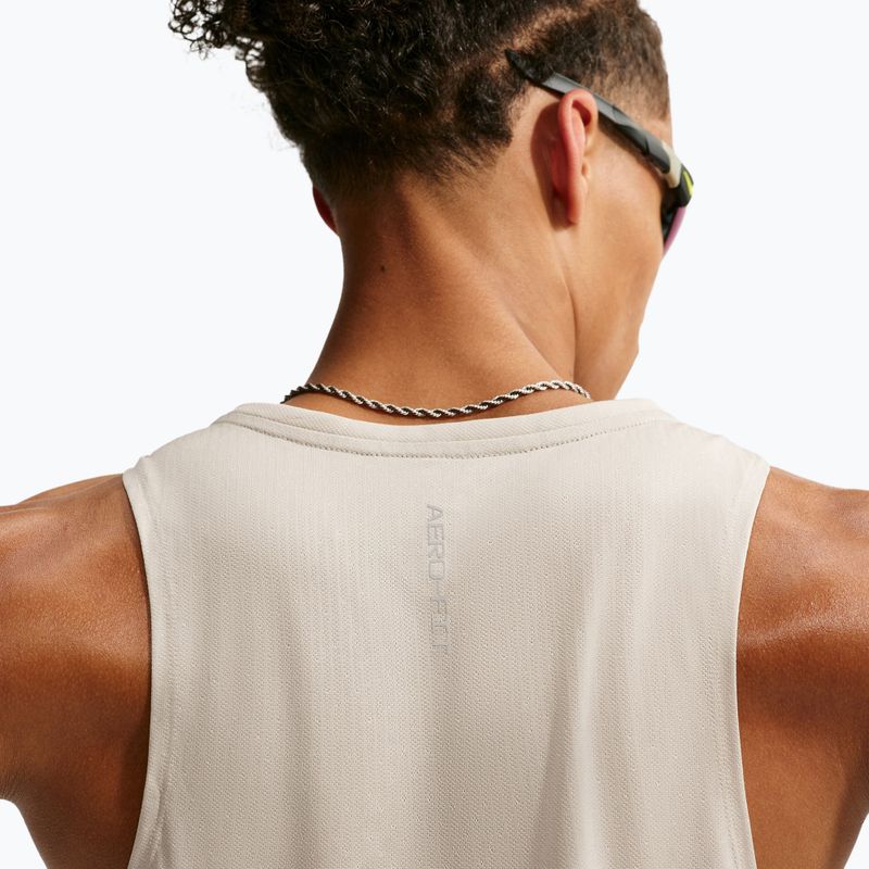 Men's running shirt Nike Stride cream Ii/sail 7