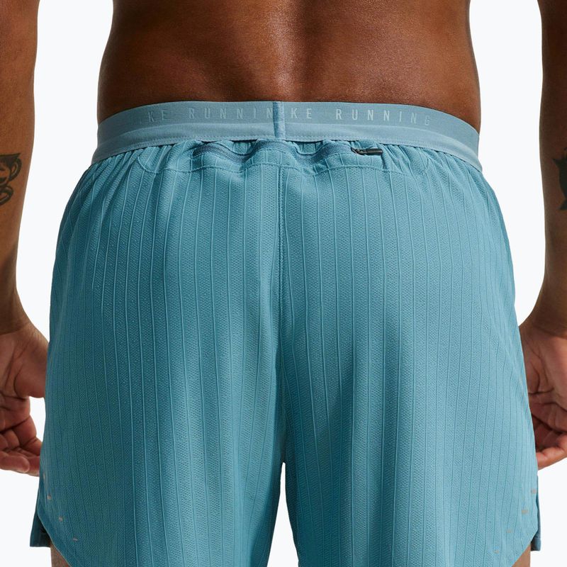 Men's running shorts Nike Stride smokey blue 5