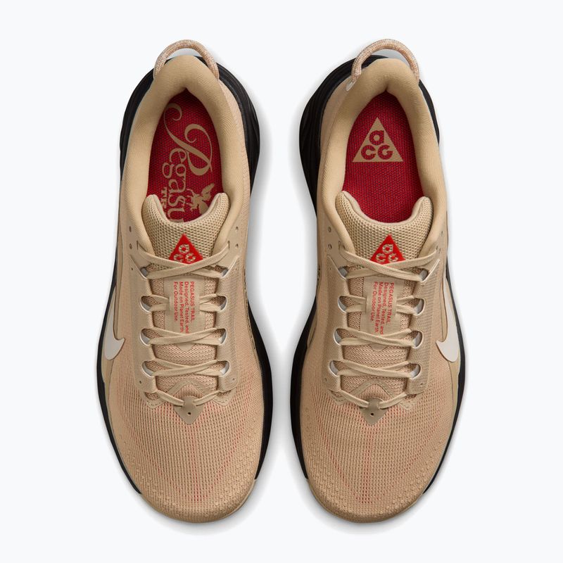 Men's running shoes Nike ACG Pegasus Trail linen/black/light crimson/light orewood brown 4