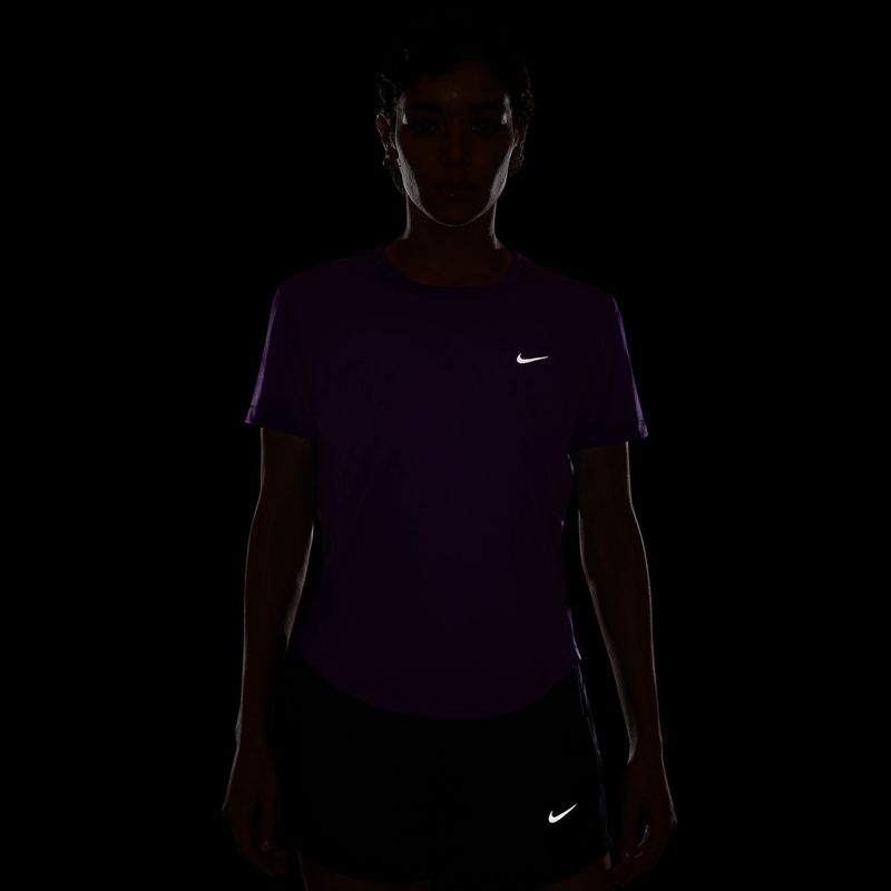 Women's running shirt Nike Tempo SS bold berry 7