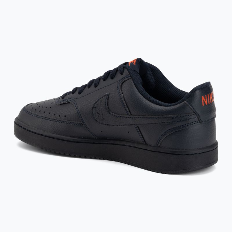 Men's shoes Nike Court Vision Low Next Nature dark obsidian/picante red/dark obsidian 3