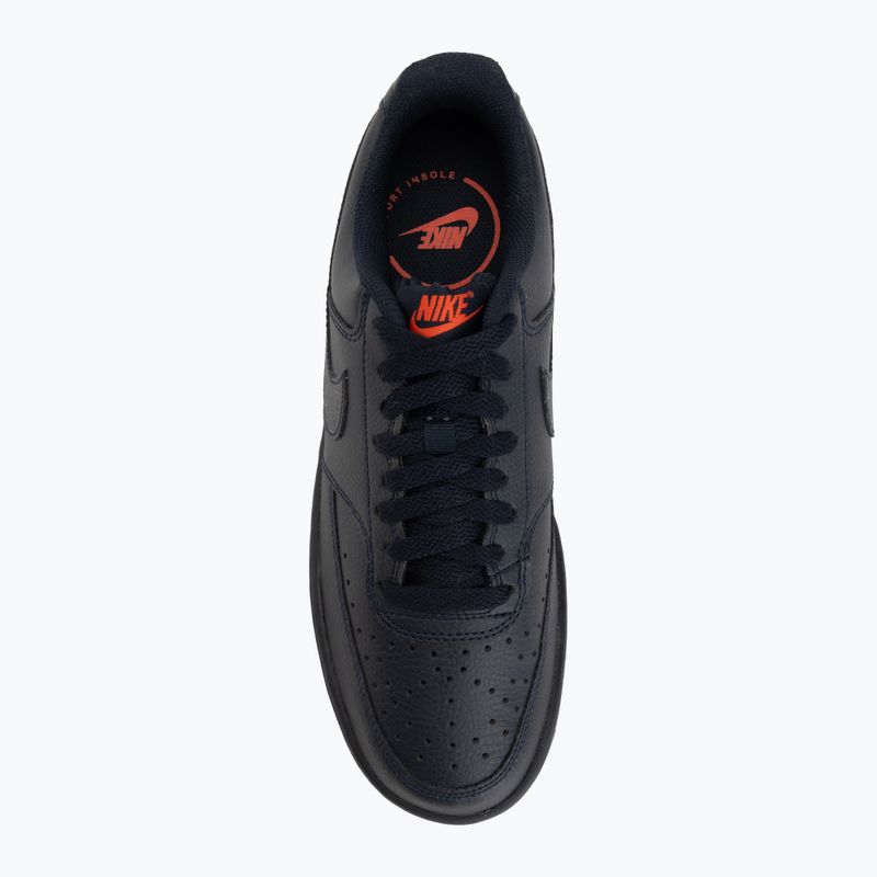Men's shoes Nike Court Vision Low Next Nature dark obsidian/picante red/dark obsidian 5