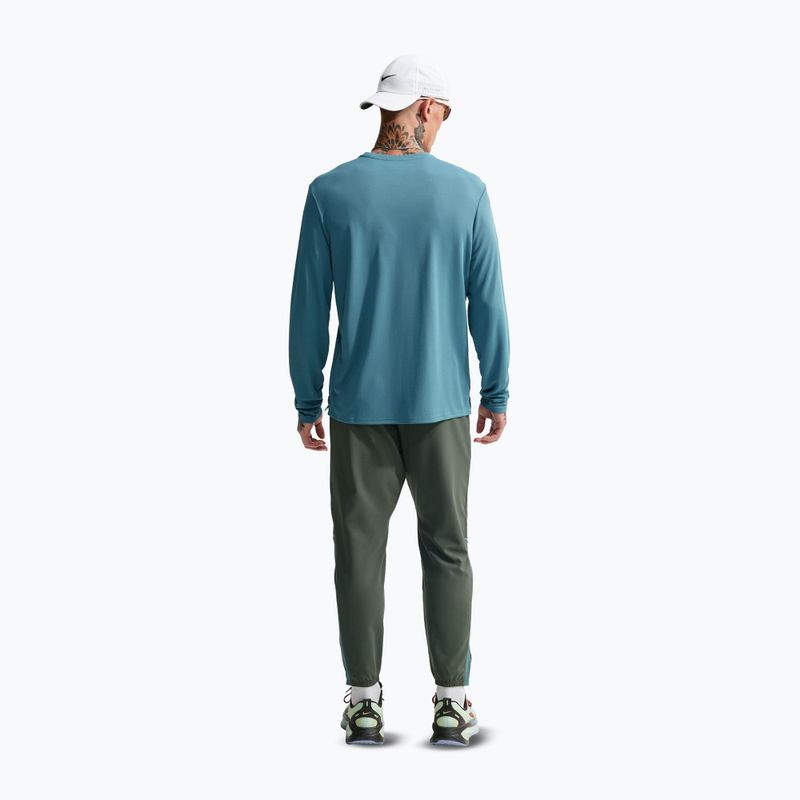 Men's running trousers Nike Miler Dri-Fit Woven camo green/mineral slate 3