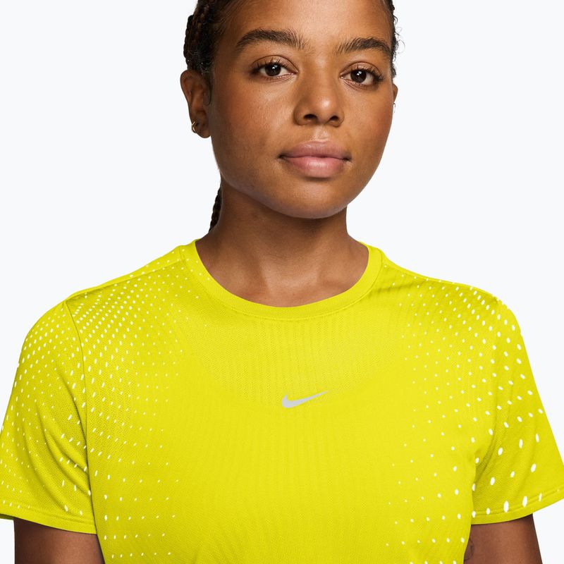 Women's running shirt Nike Swift Aero-FIT lemon venom/white 3