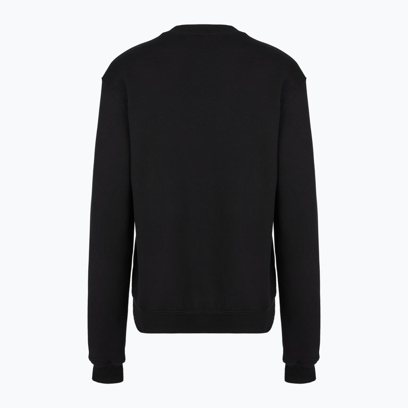 Women's sweatshirt Nike Studio Fleece total black/sail 5