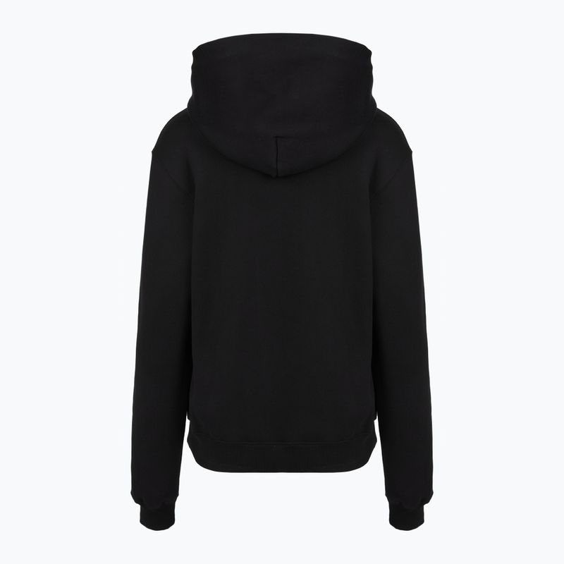 Women's sweatshirt Nike Studio Fleece total black/sail 5