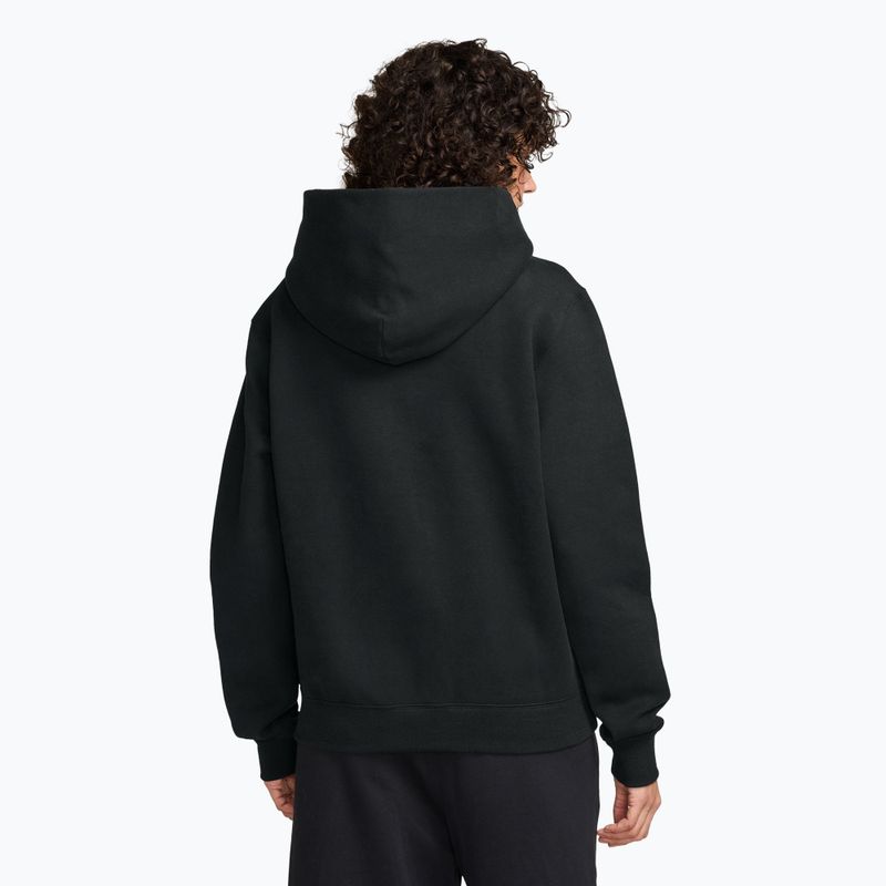 Women's sweatshirt Nike Studio Fleece total black/sail 2