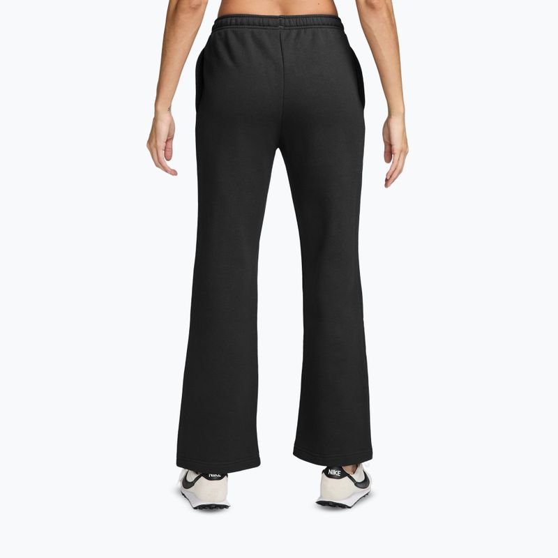 Women's trousers Nike Studio Fleece total black/sail 2