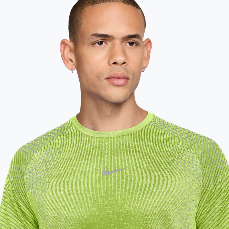 Men's running shirt Nike Stride Aero-FIT light lemon twist 3
