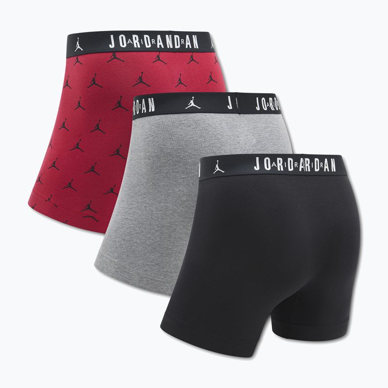 Men's boxers Jordan JHM Flight Cotton Essential 3 pairs gym red 2