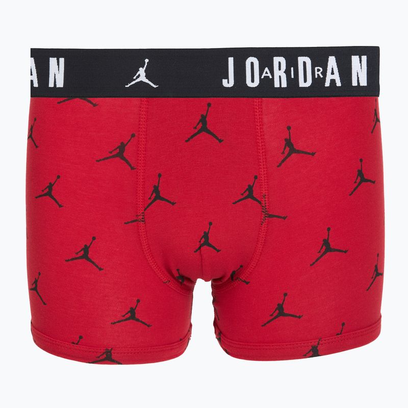Bokserki dziecięce Nike Jordan JHB Flight Cotton Essential 3 pary gym red 2