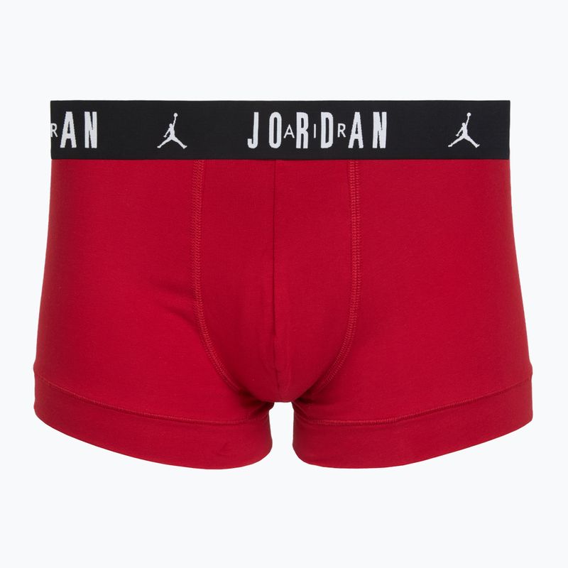 Men's Nike Jordan Cotton Trunk 5pk gym red/black 4