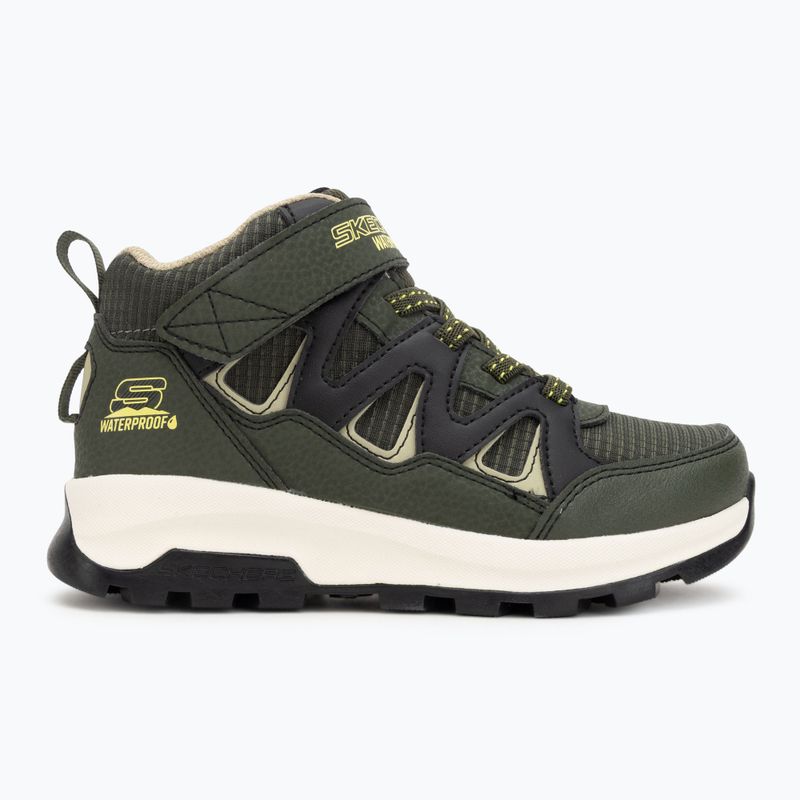 Children's shoes SKECHERS Storm Blazer Drizzle Squad olive/black 2