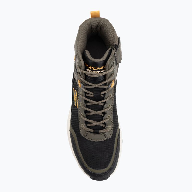 Men's shoes SKECHERS Hillcrest 2.0 Woodrock Peak olive/black 5