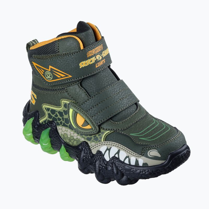 Children's snow boots SKECHERS Skech-O-Saurus Lights 2.0 green