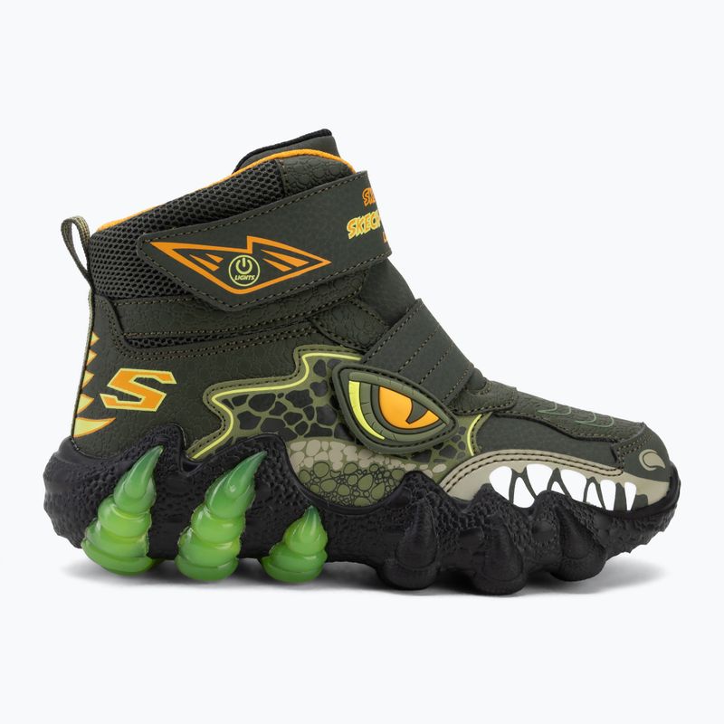 Children's snow boots SKECHERS Skech-O-Saurus Lights 2.0 green 2