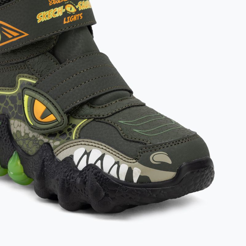 Children's snow boots SKECHERS Skech-O-Saurus Lights 2.0 green 7