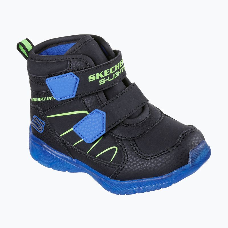 Children's shoes SKECHERS Illumi-Brights Splash Beams black/blue/lime 9